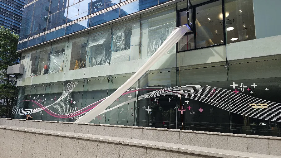 과천 건물 수직구조대 설치 현장